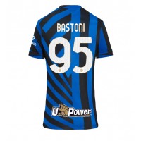 Fotballdrakt Dame Inter Milan Alessandro Bastoni #95 Hjemmedrakt 2024-25 Kortermet